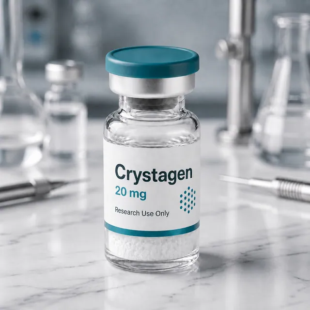 Crystagen vial