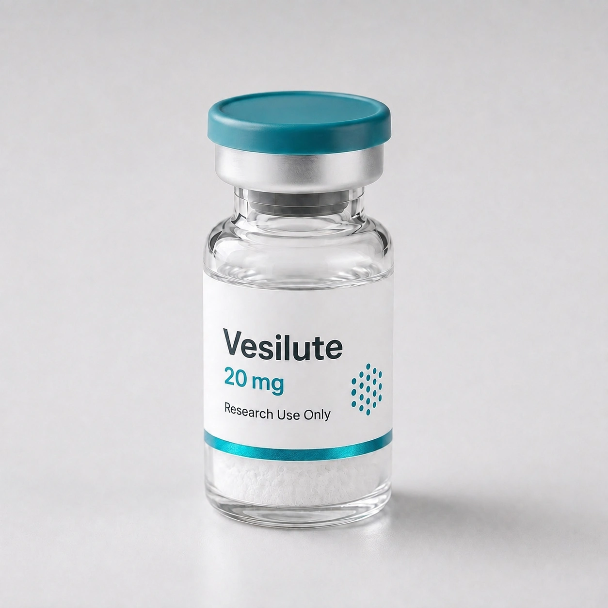 Vesilute vial, mock product photograph