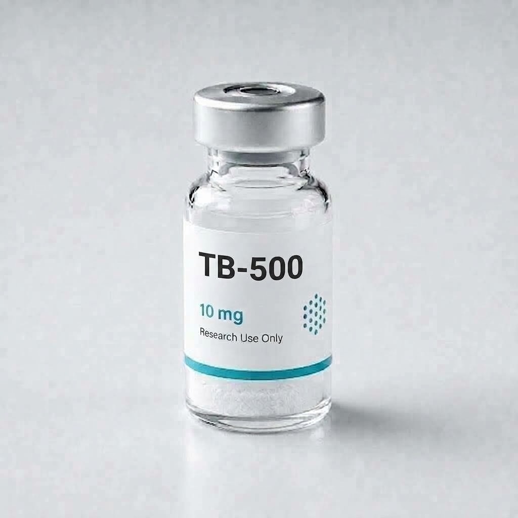Research vial labelled TB-500 10 mg
