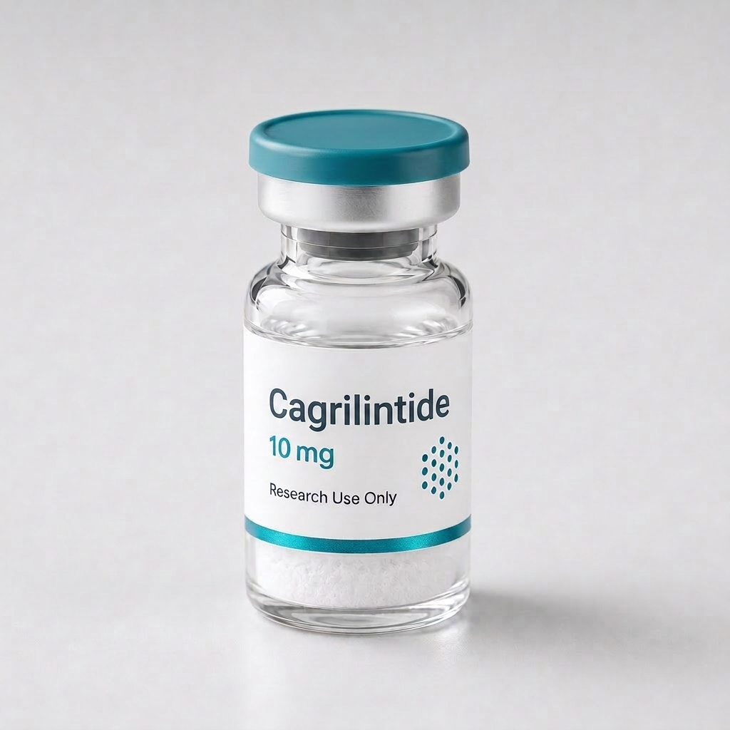 Cagrilintide vial, mock product photograph