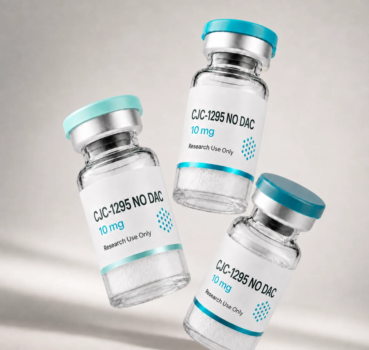 CJC-1295 no DAC (Mod GRF 1-29) vial, mock product photograph, view 3