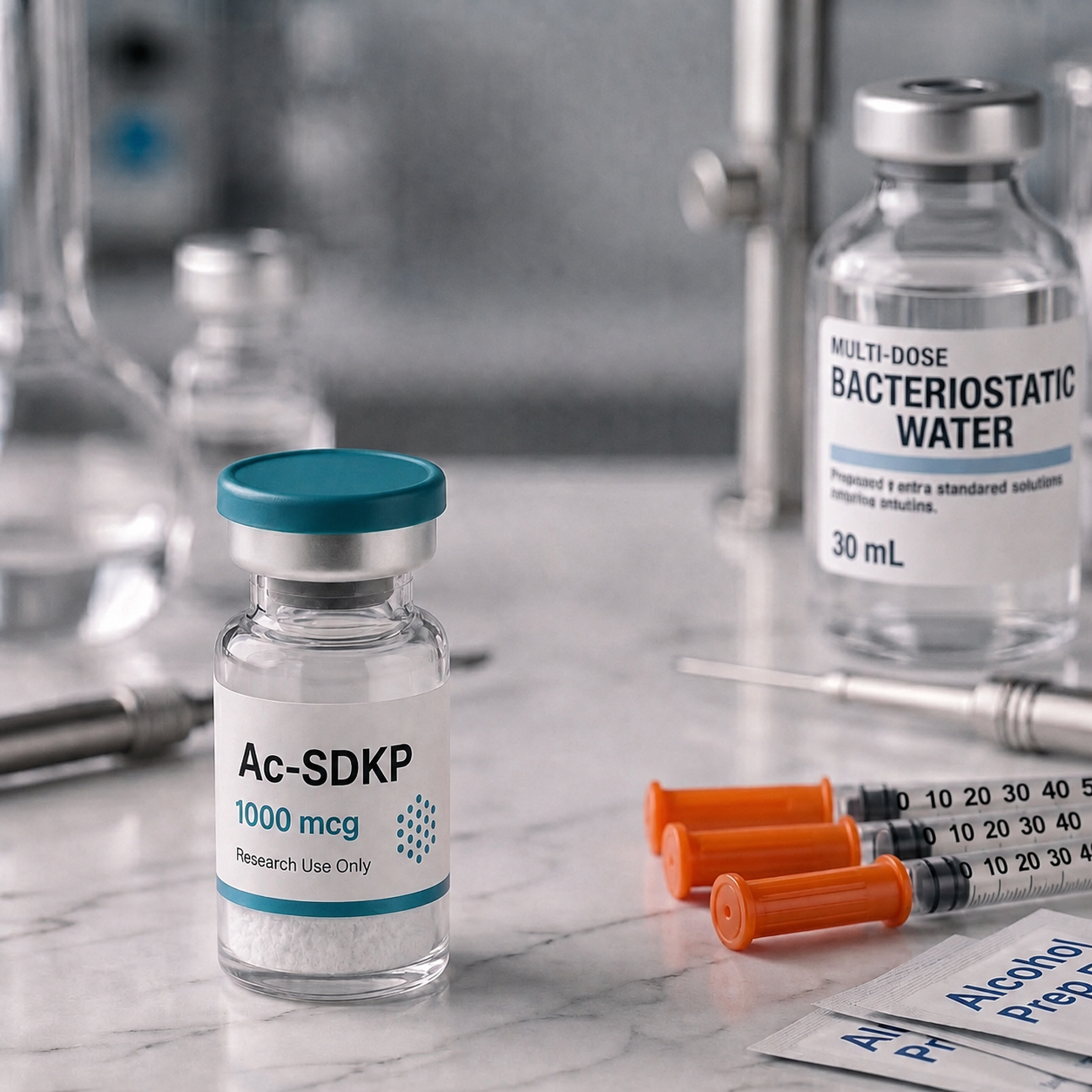 Ac-SDKP (TB-500 Fragment 1-4), mock product photograph