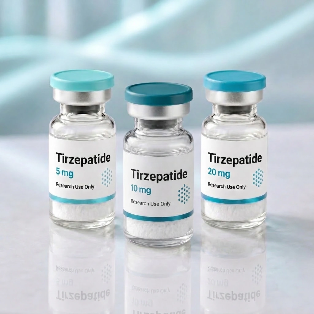 Tirzepatide, mock product photograph