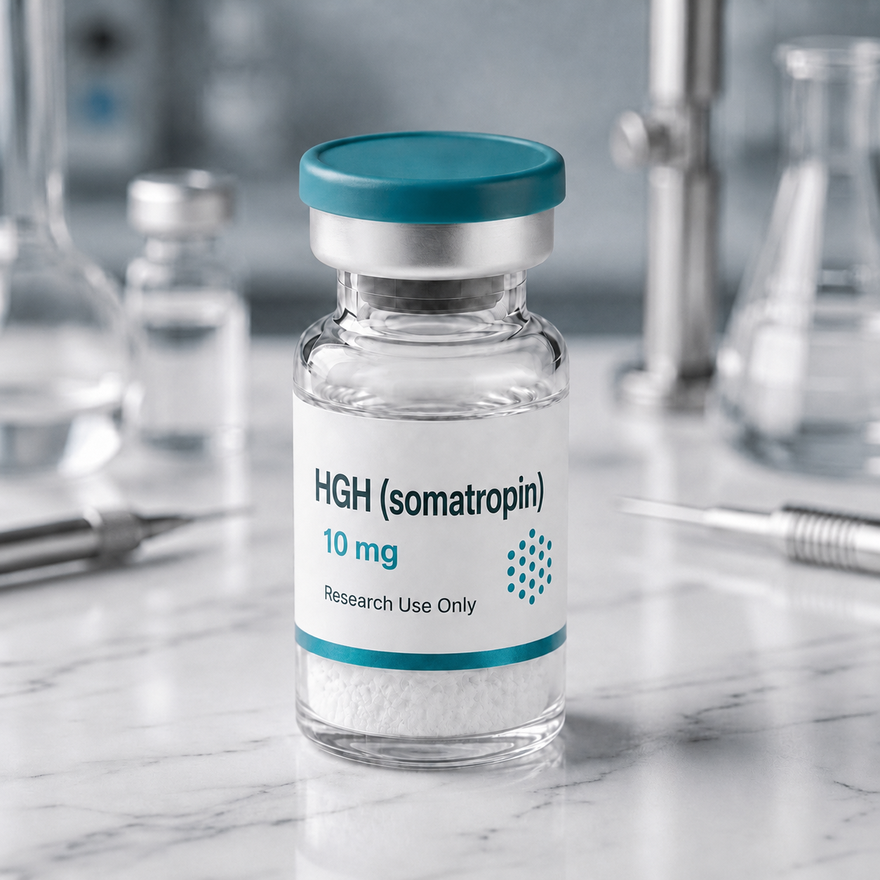HGH (Somatropin) vial