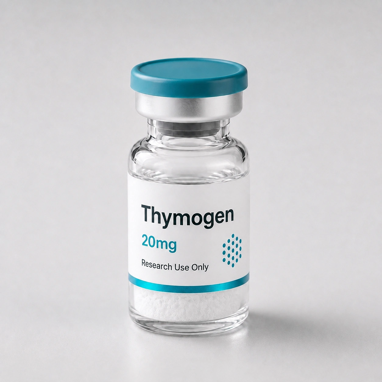 Thymogen vial, mock product photograph