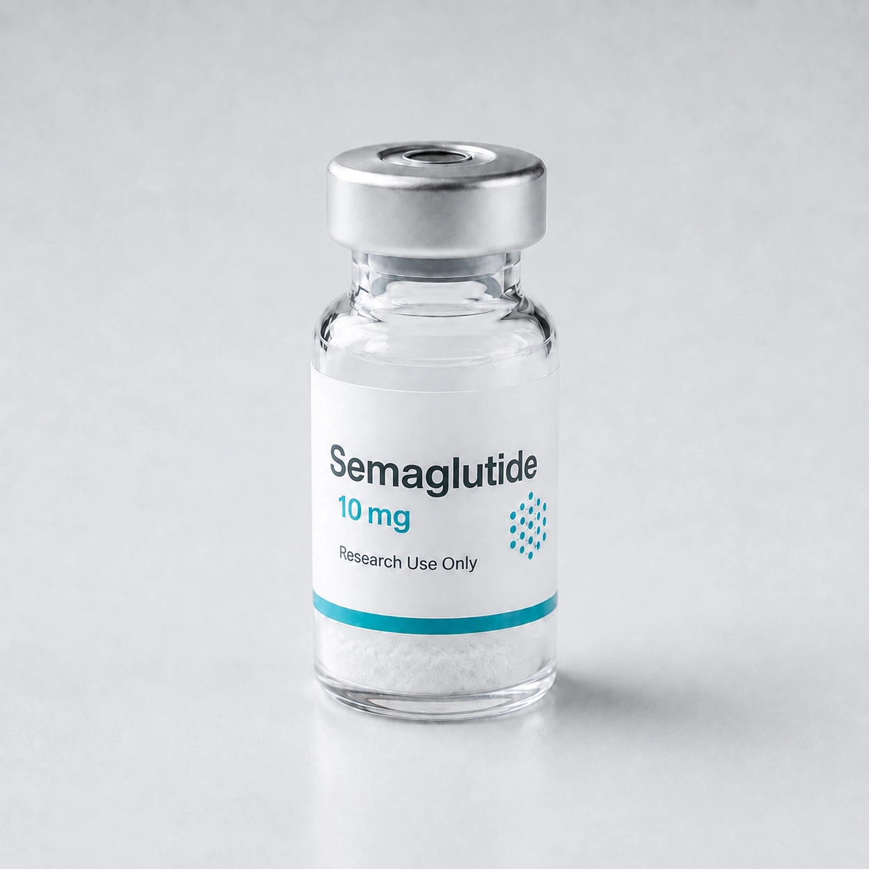 Semaglutide vial rendering