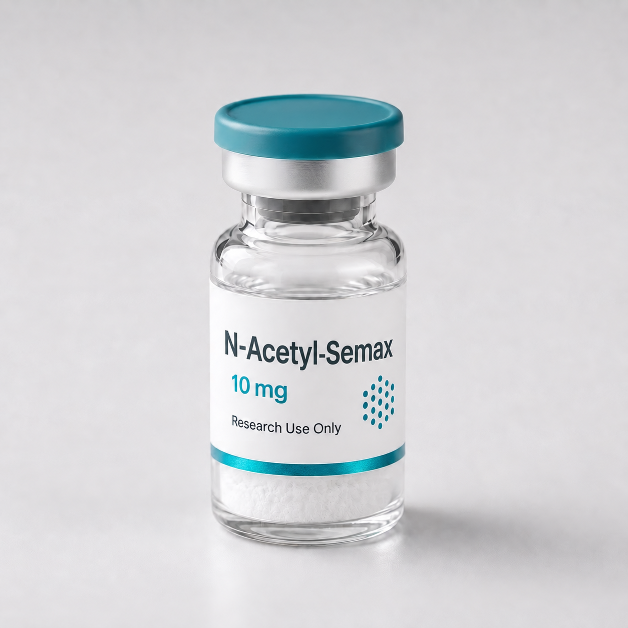 N-Acetyl Semax vial, mock product photograph