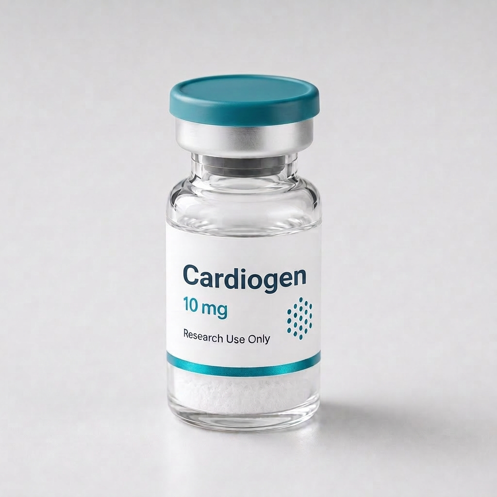 Cardiogen vial, mock product photograph