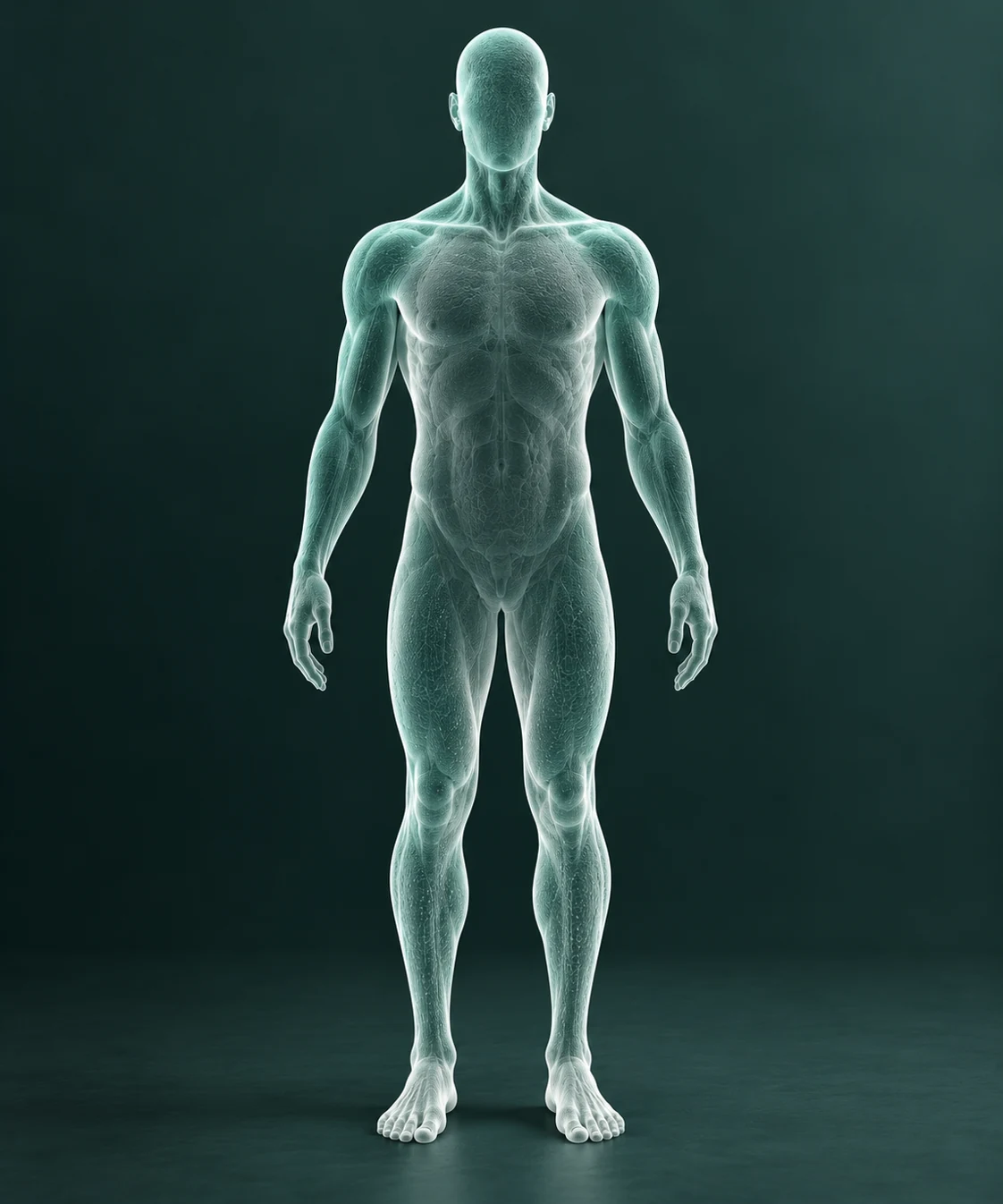 Anatomical illustration highlighting skin