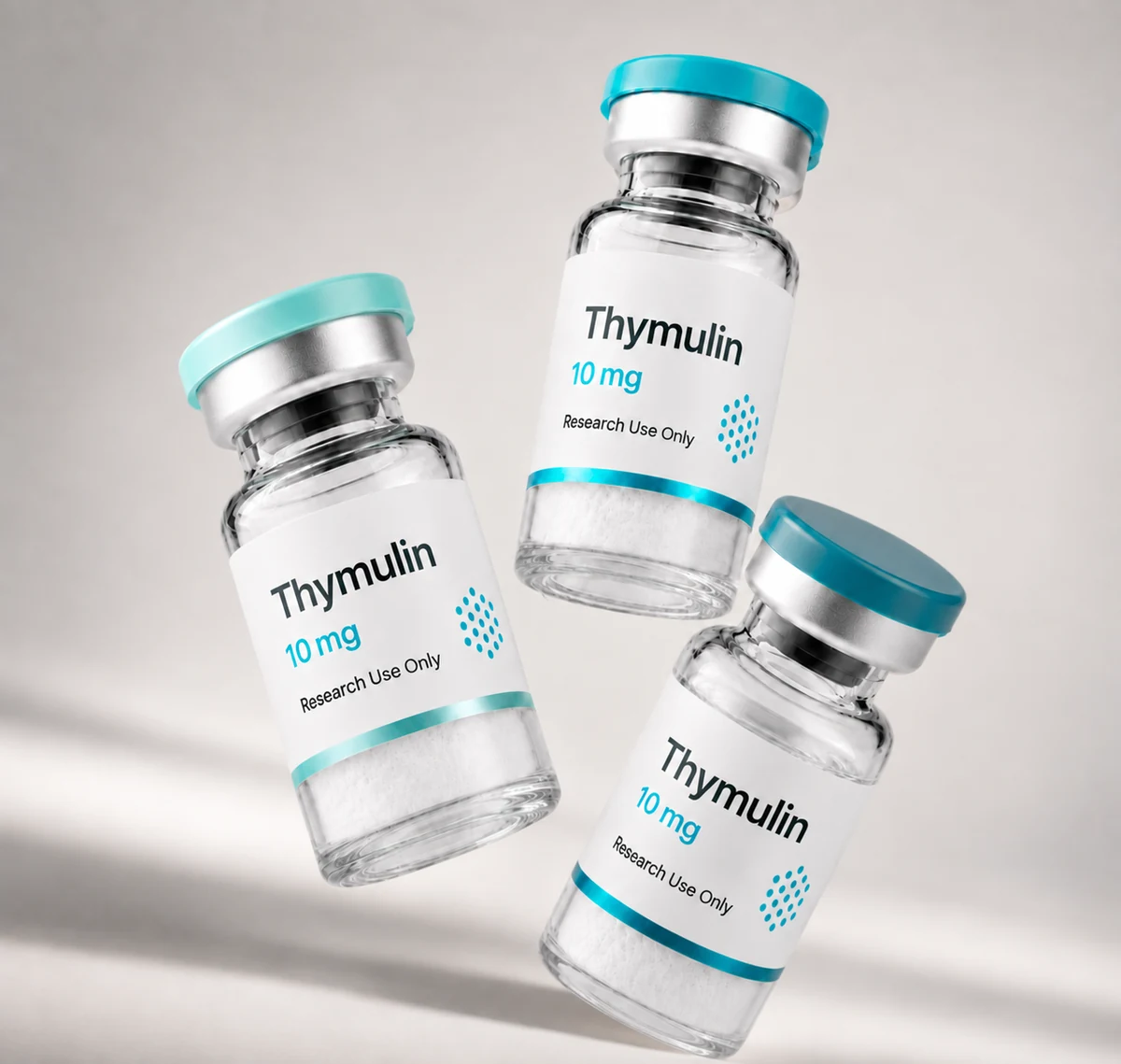 Thymulin vial, mock product photograph, view 3