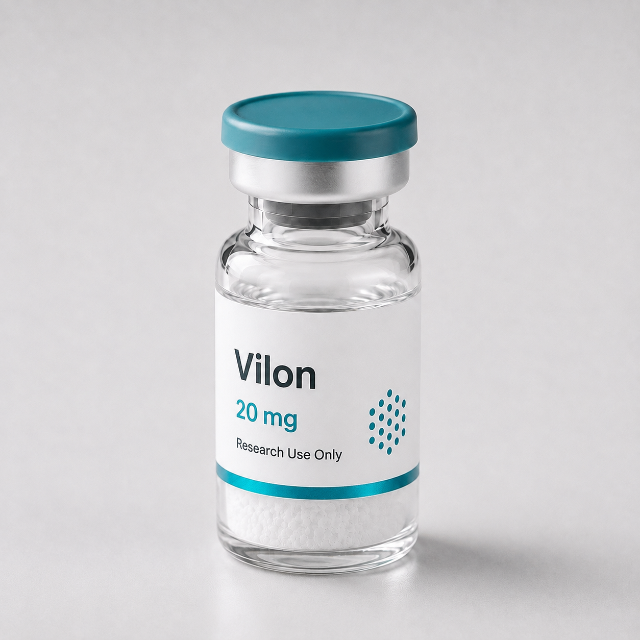 Vilon vial, mock product photograph