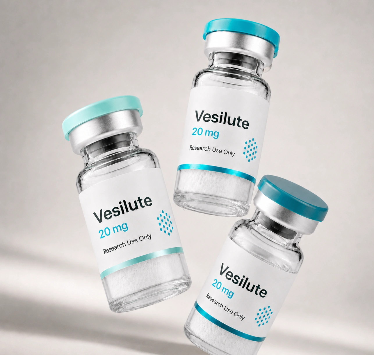 Vesilute vial, mock product photograph, view 3