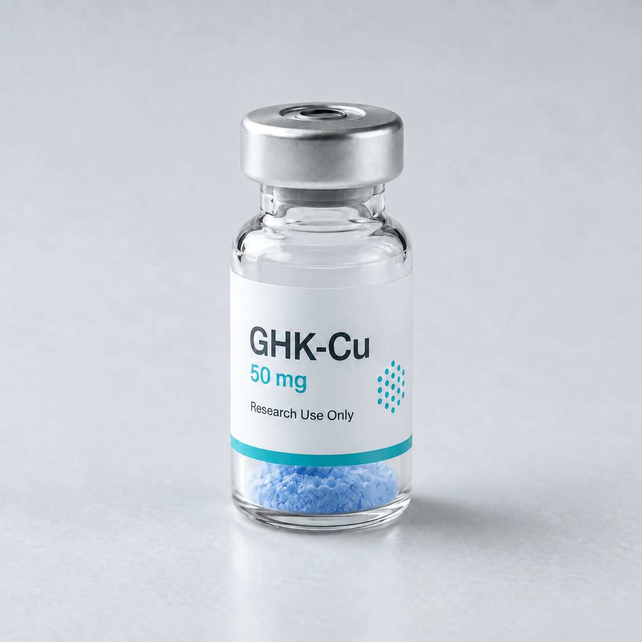 GHK-Cu vial rendering