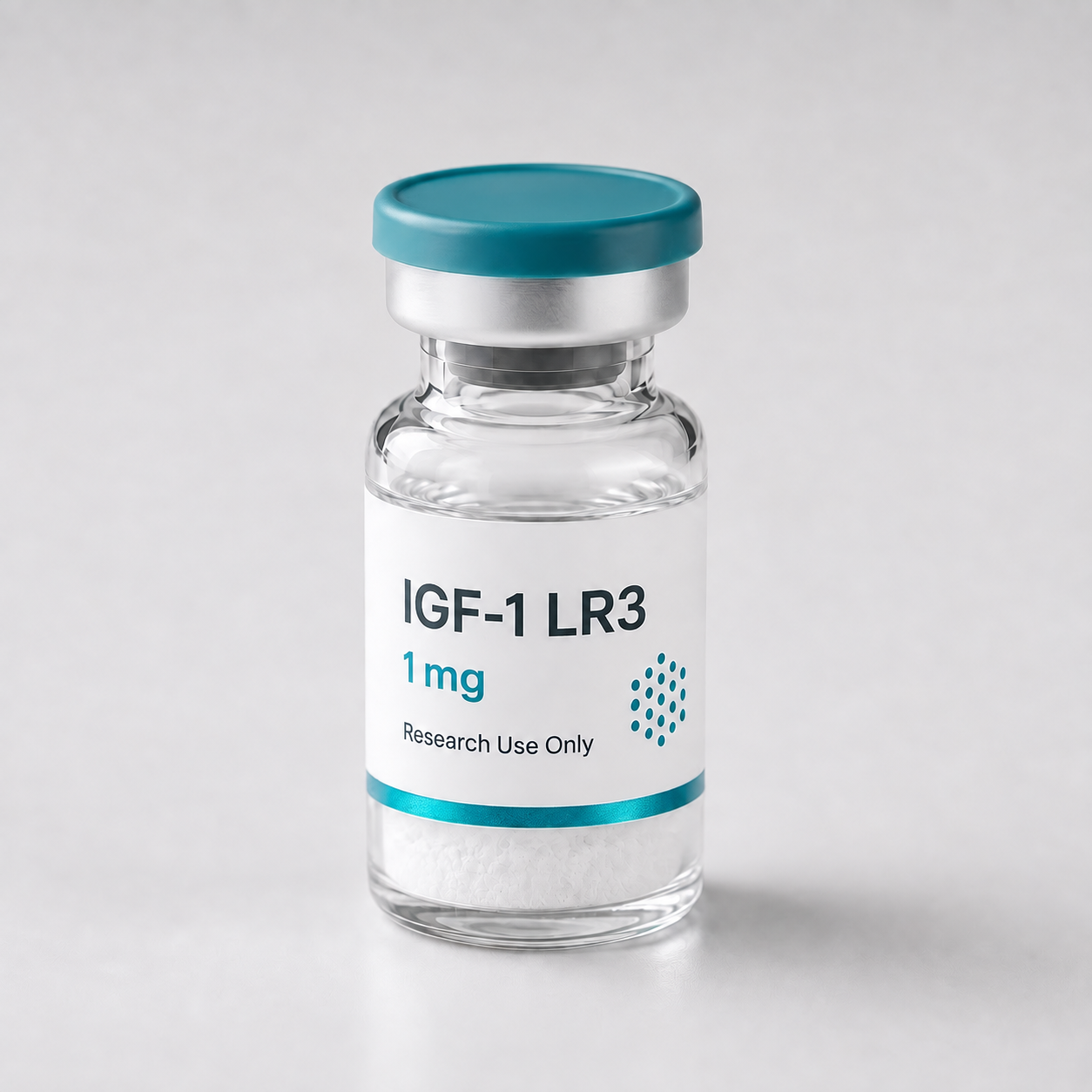 IGF-1 LR3 vial, mock product photograph
