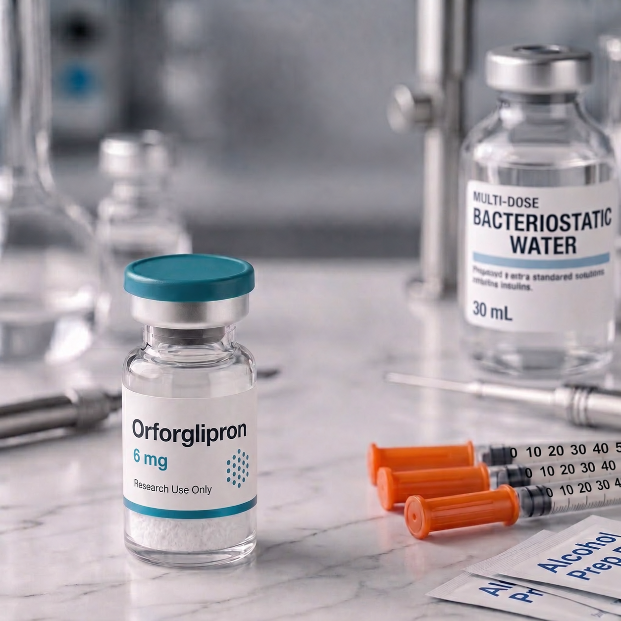 Orforglipron, mock product photograph