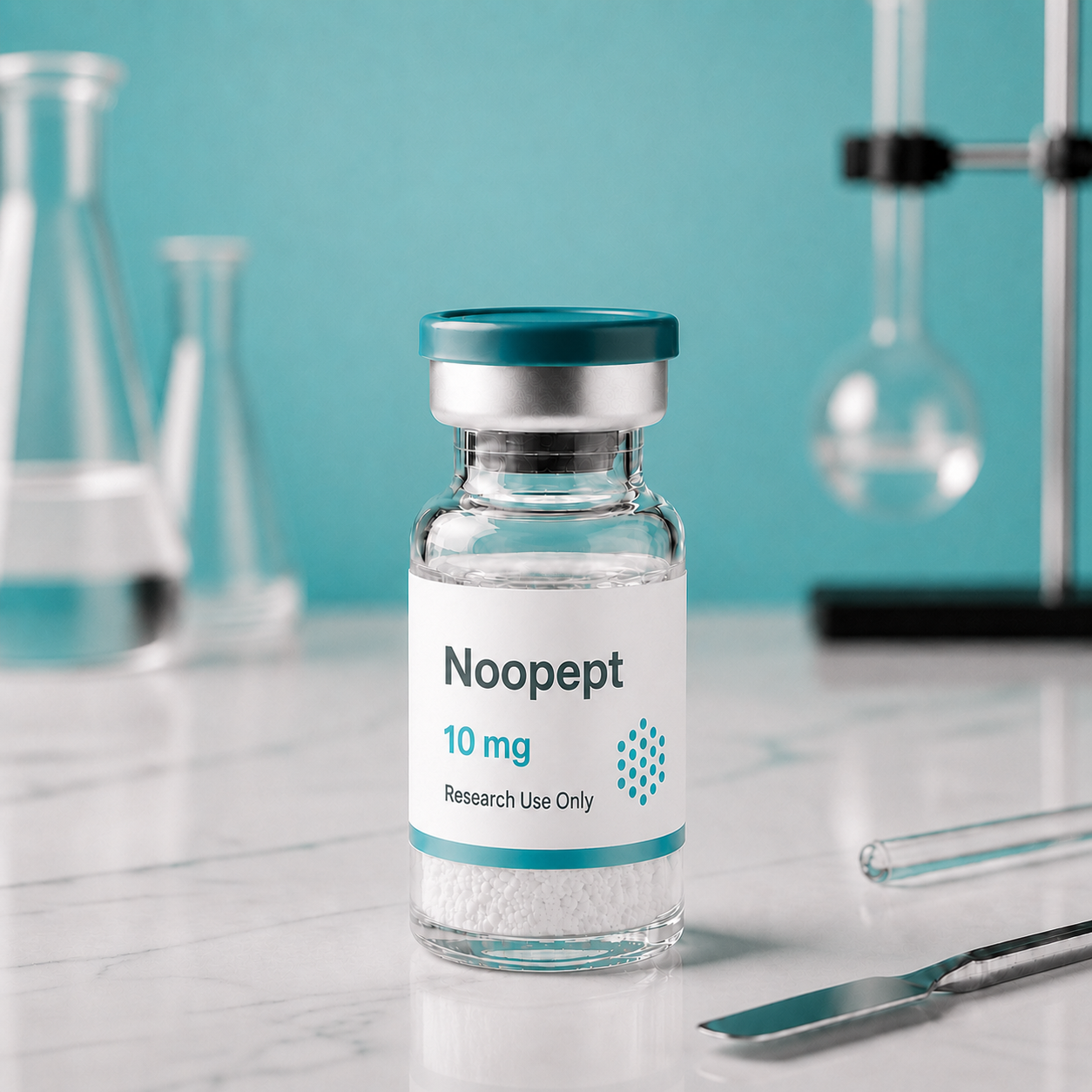 Noopept (Omberacetam), mock product photograph