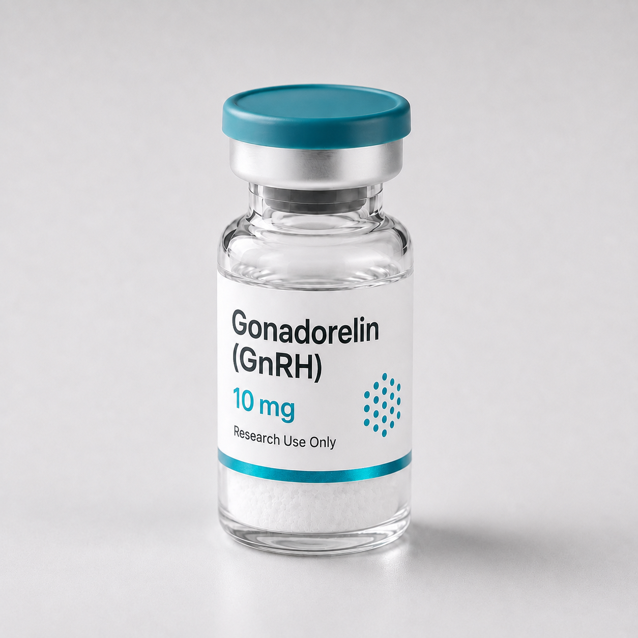 Gonadorelin (GnRH) vial, mock product photograph