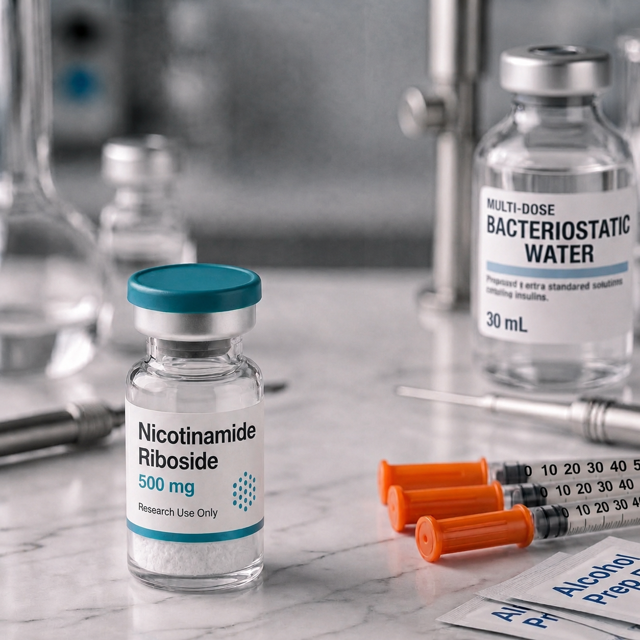 Nicotinamide Riboside (NR), mock product photograph