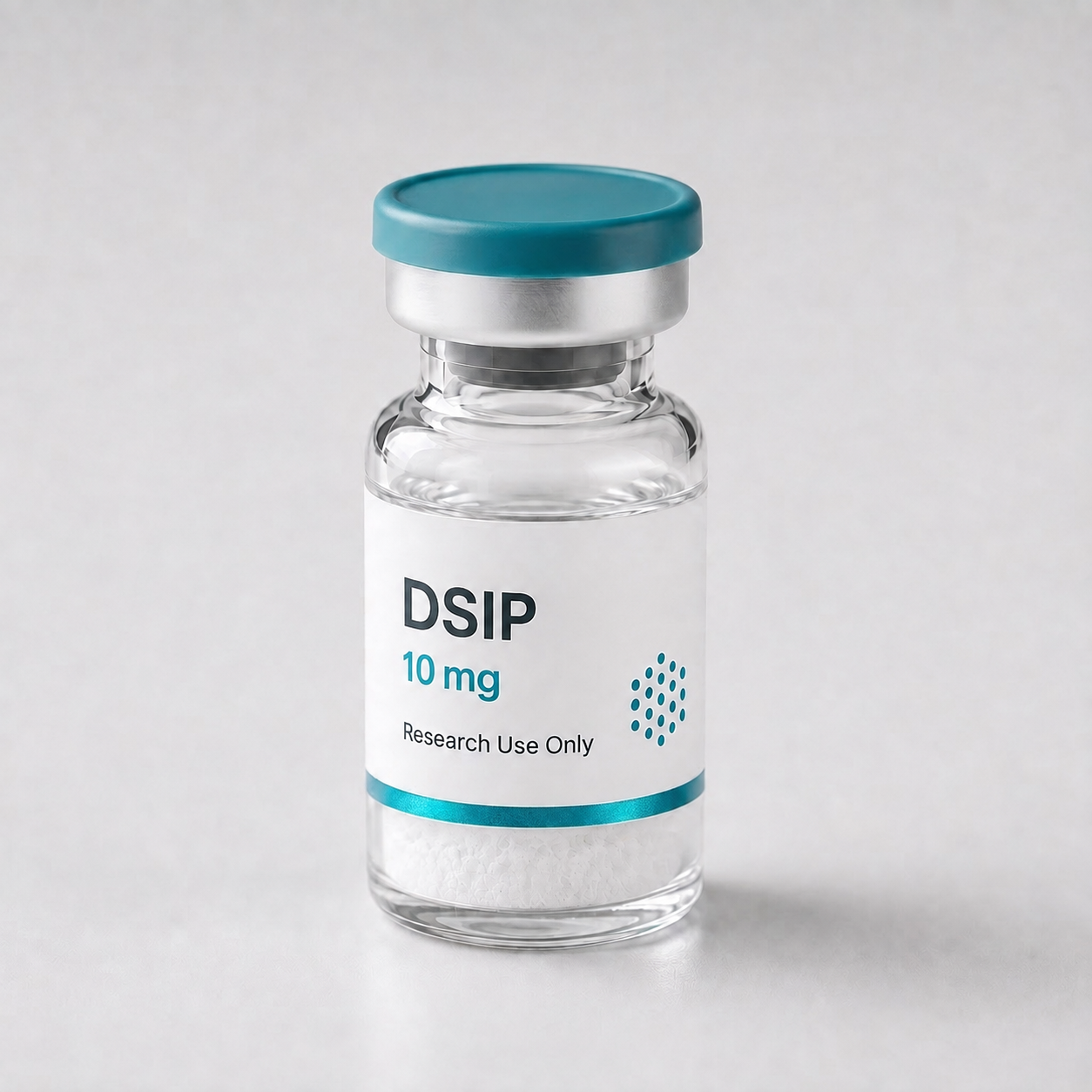 DSIP (Delta Sleep-Inducing Peptide) vial, mock product photograph