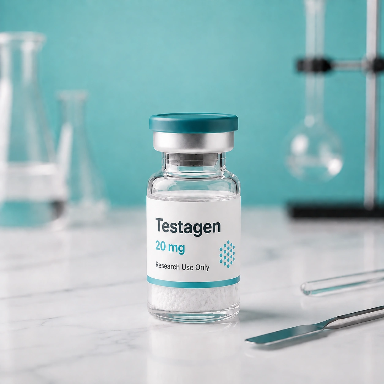 Testagen, mock product photograph