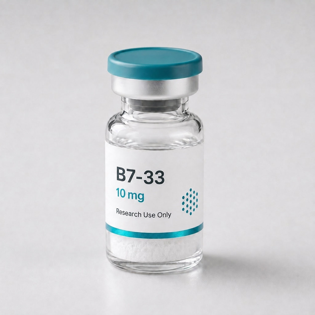 B7-33 vial, mock product photograph