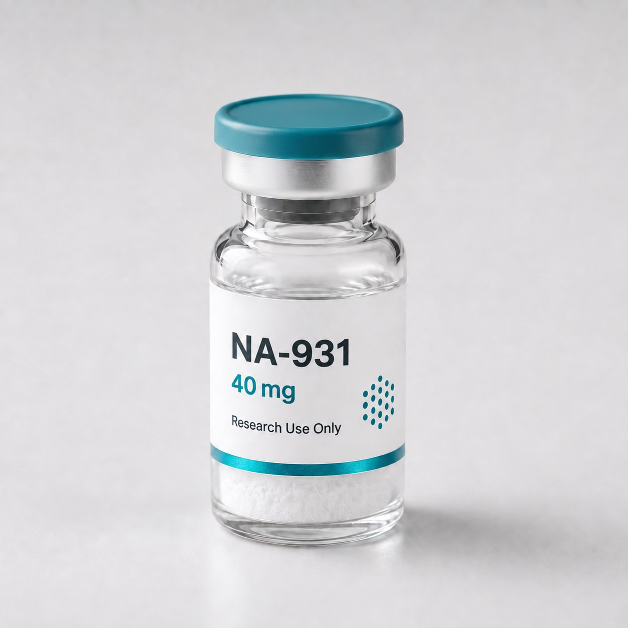 NA-931 vial, mock product photograph