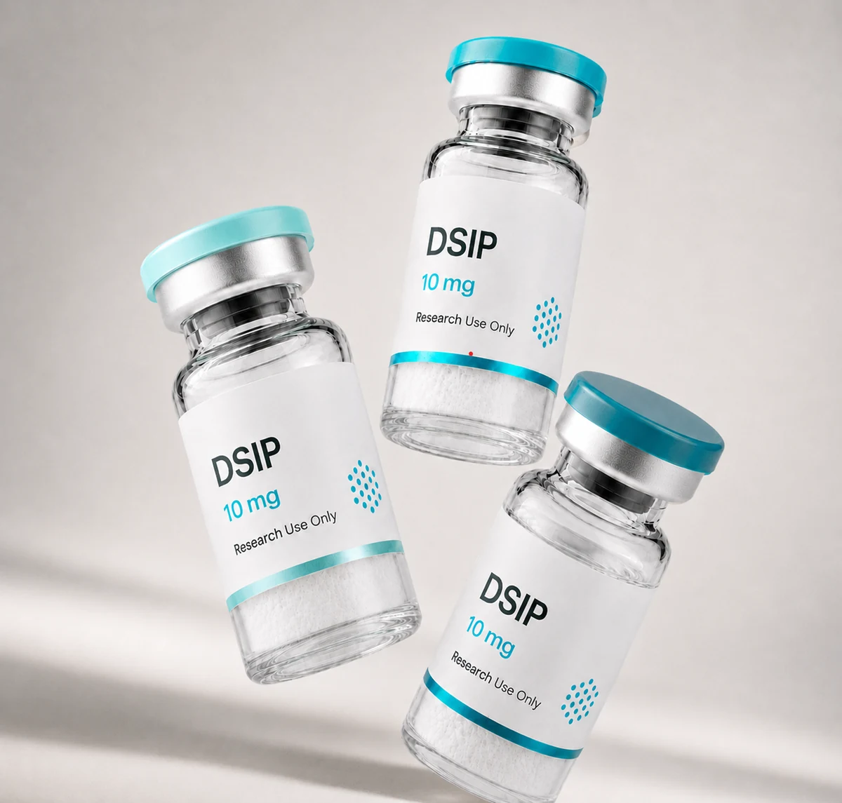DSIP (Delta Sleep-Inducing Peptide) vial, mock product photograph, view 3