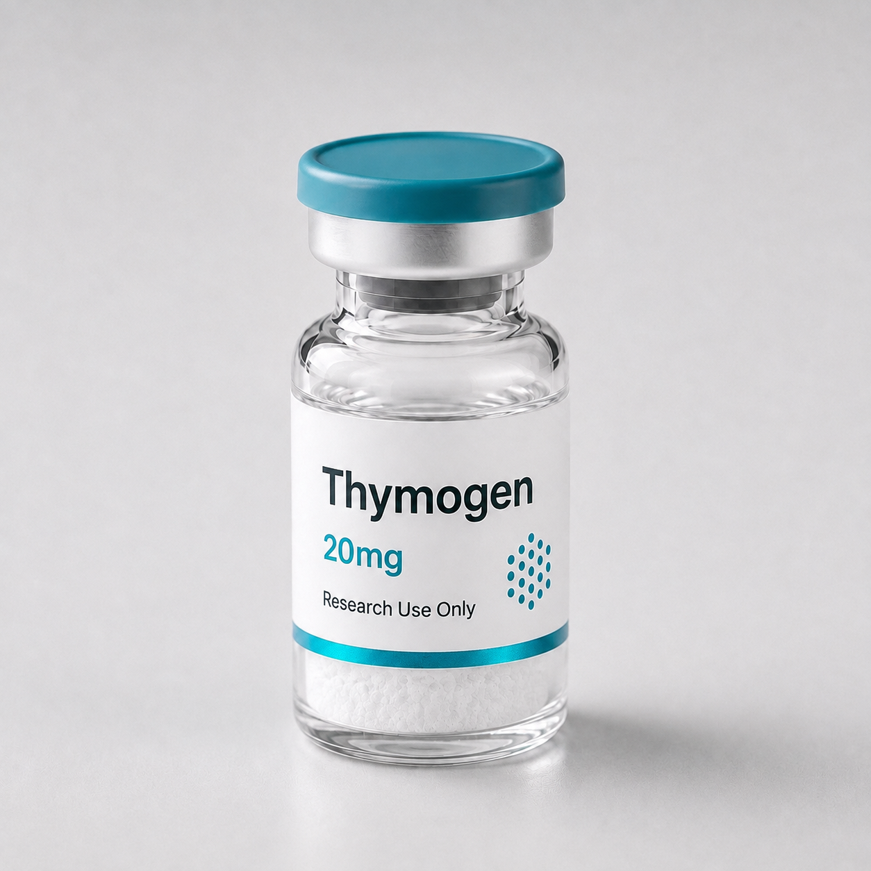 Thymogen vial, mock product photograph