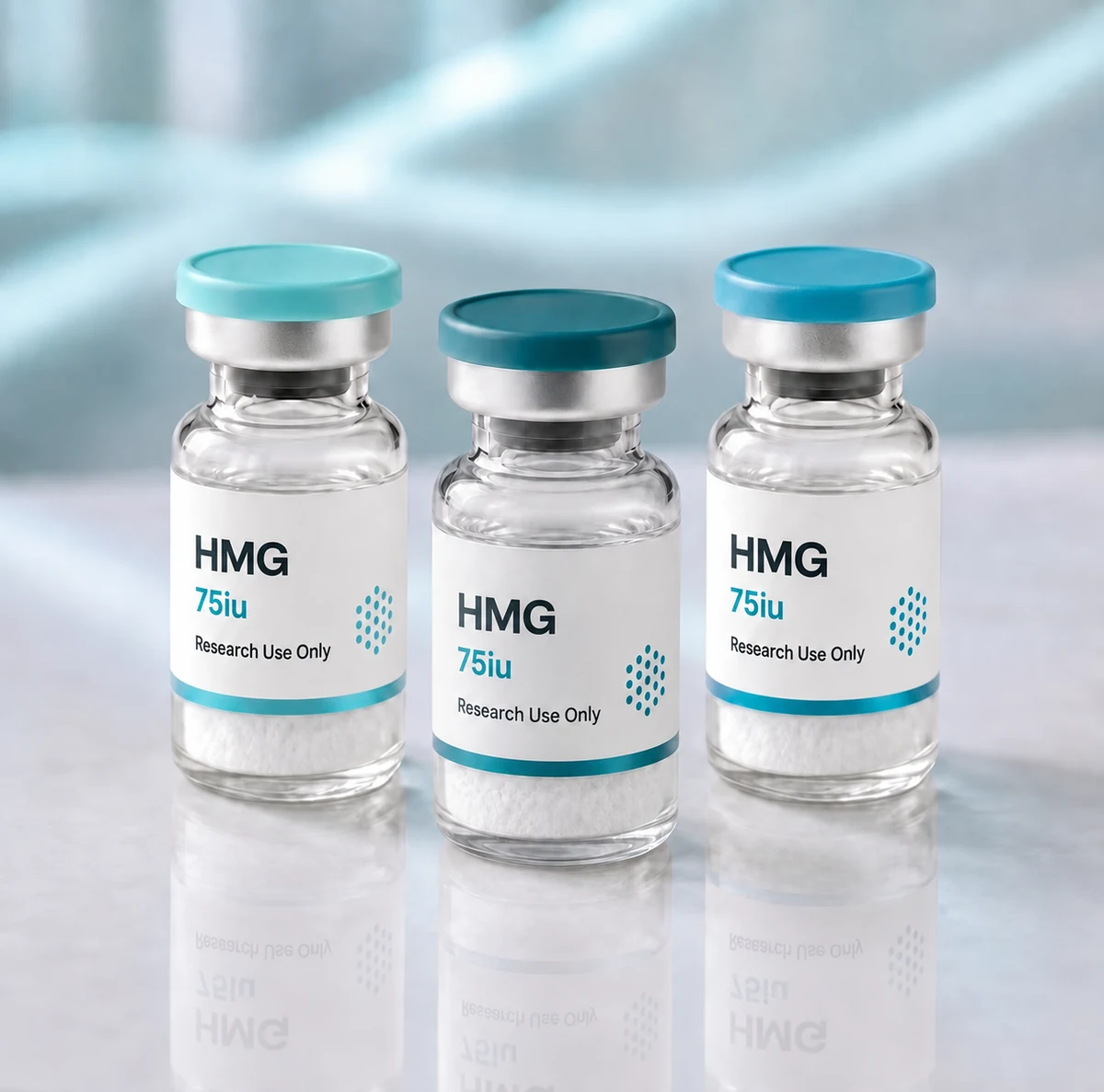 HMG (Menotropin), mock product photograph