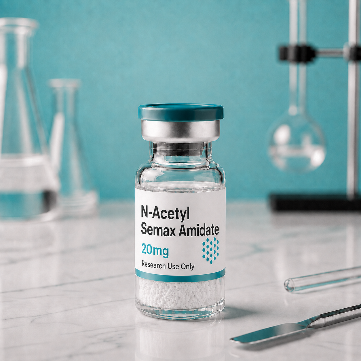 N-Acetyl Semax Amidate, mock product photograph