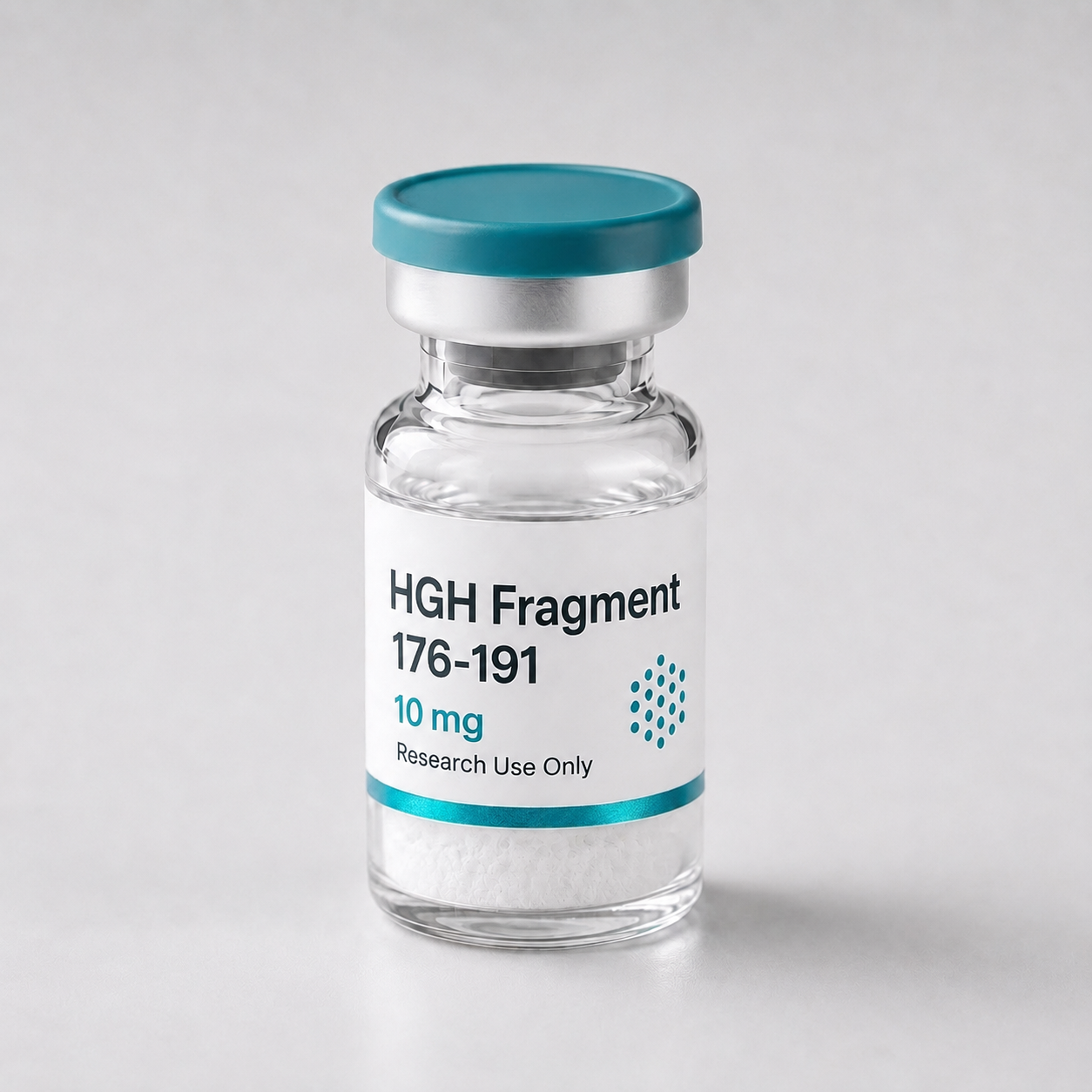 HGH Fragment 176-191 vial, mock product photograph
