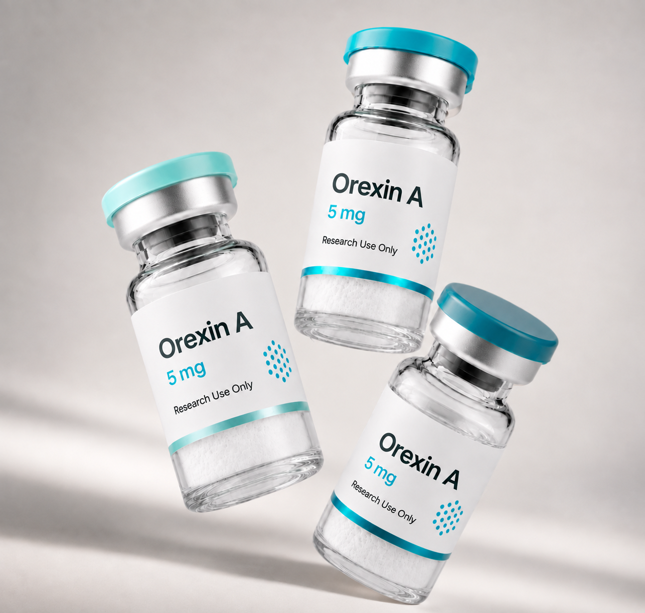 Orexin A vial, mock product photograph, view 3