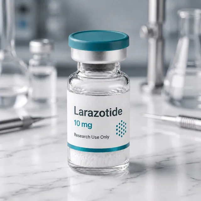 Larazotide vial