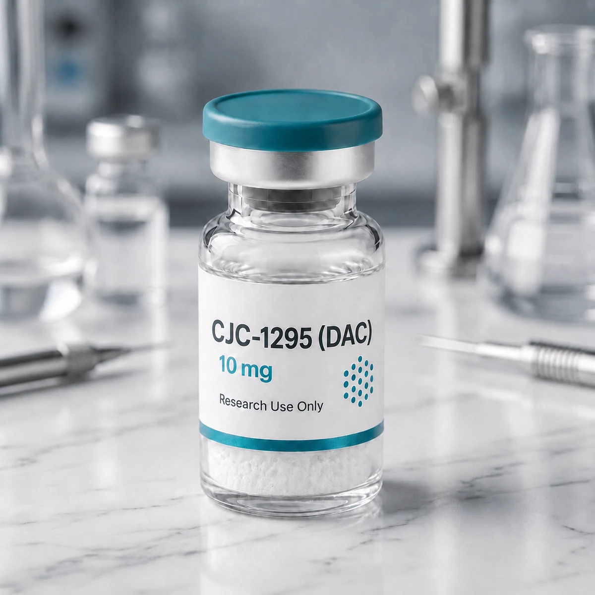 CJC-1295 with DAC vial, mock product photograph