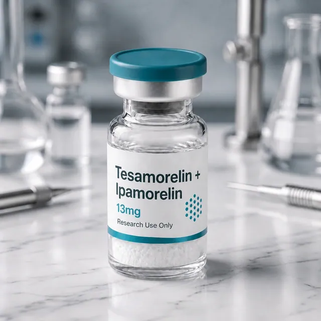 Tesamorelin + Ipamorelin blend vial