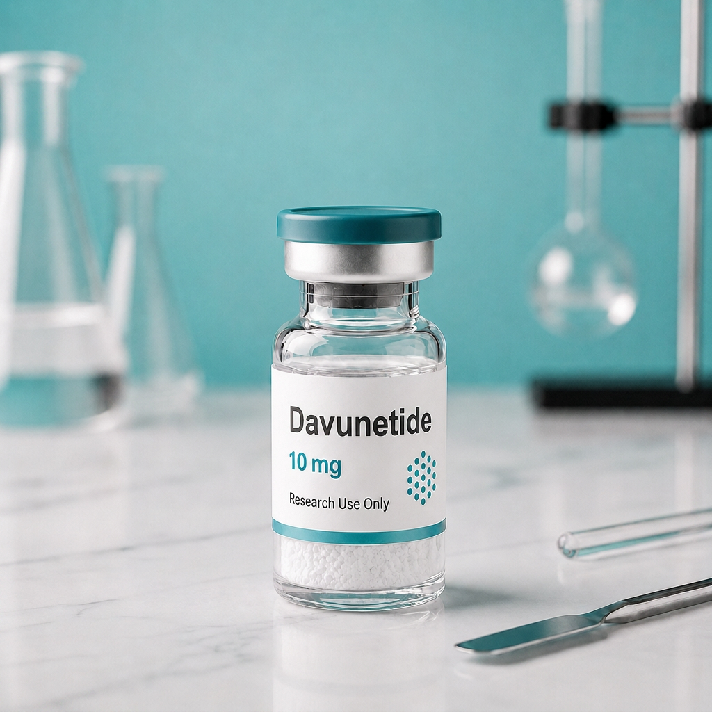 Davunetide (NAP), mock product photograph