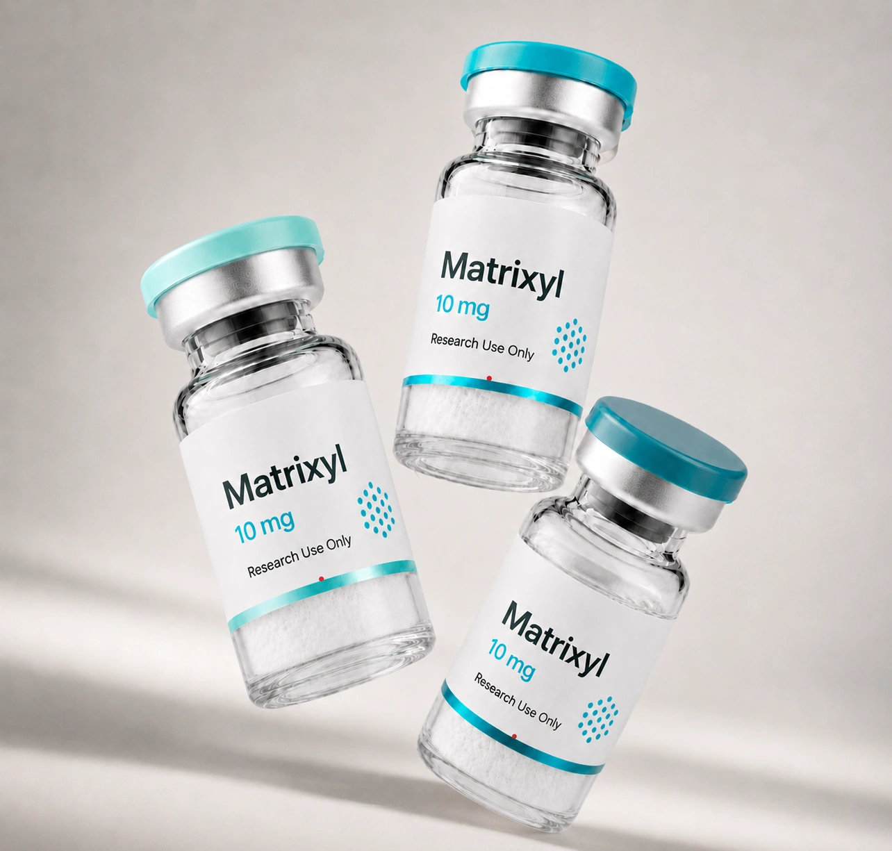 Matrixyl (Palmitoyl Pentapeptide-4) vial, mock product photograph, view 3