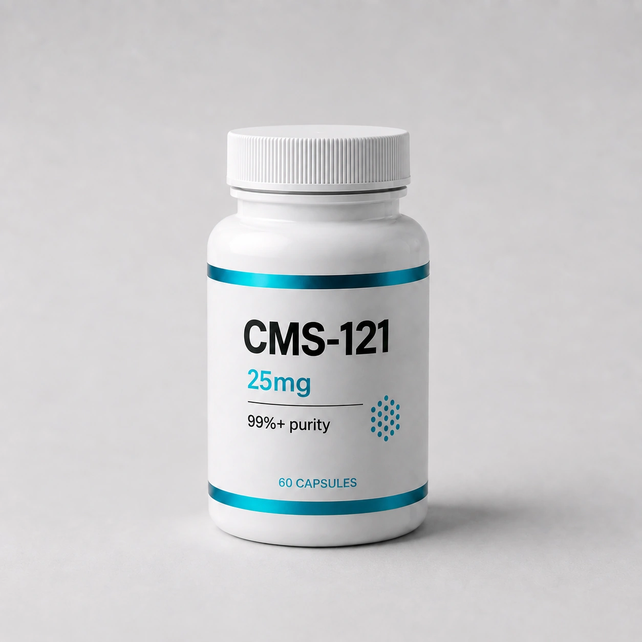 CMS-121 vial, mock product photograph