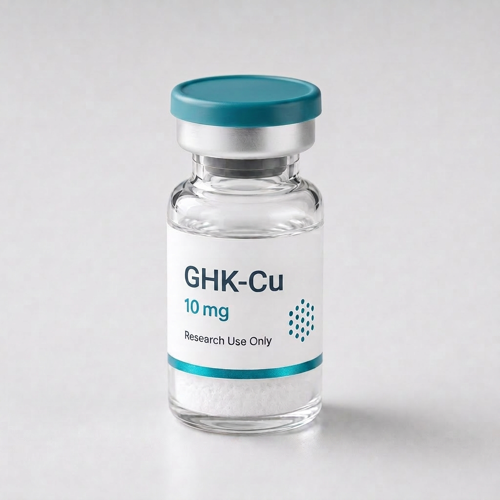 GHK-Cu vial, mock product photograph
