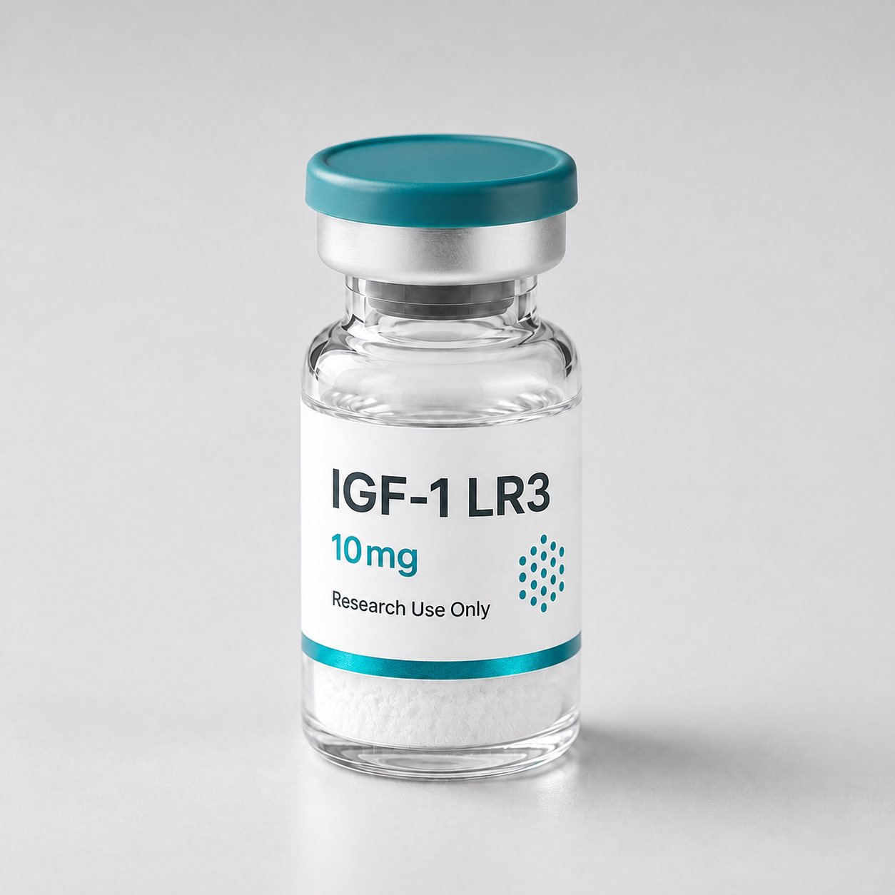 IGF-1 LR3 vial, mock product photograph