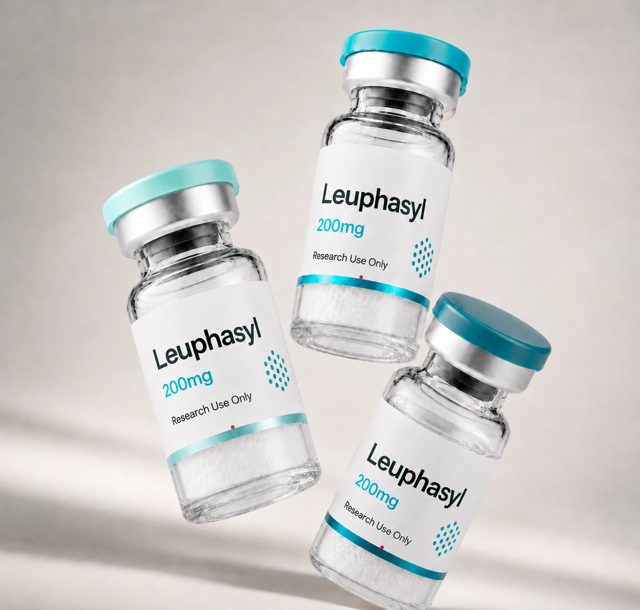 Leuphasyl (Pentapeptide-18) vial, mock product photograph, view 3