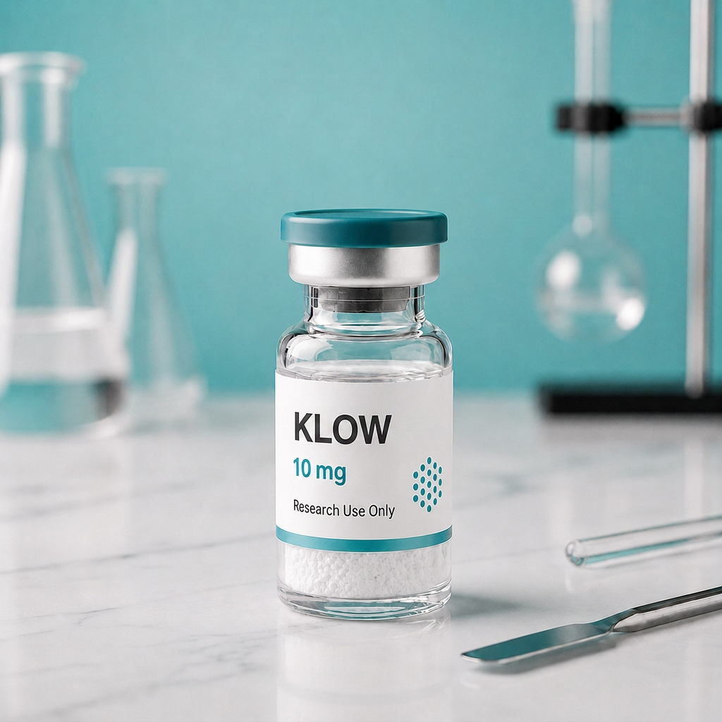 KLOW blend, mock product photograph