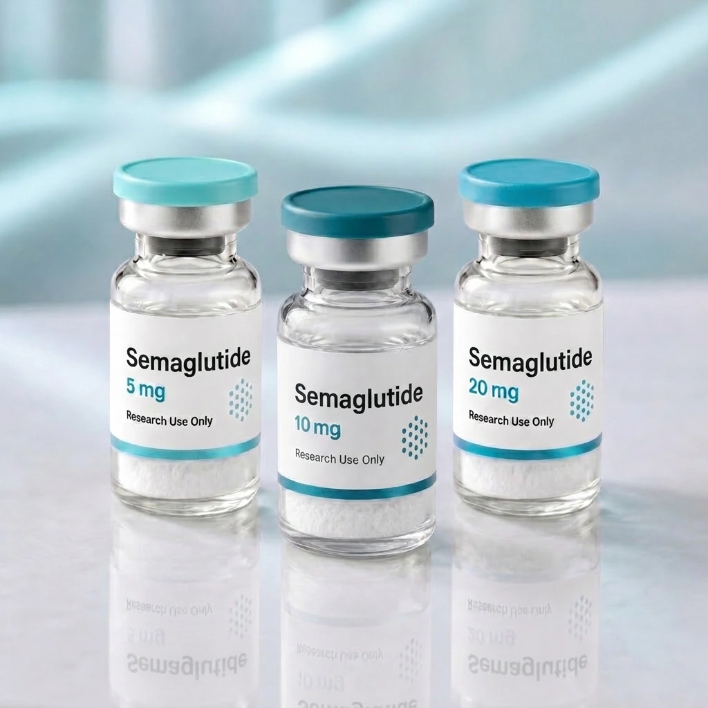 Semaglutide, mock product photograph